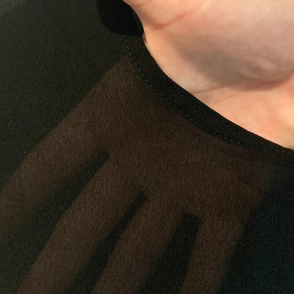 H&M Sheer Short Sleeve Tunic - Picture 3 of 5